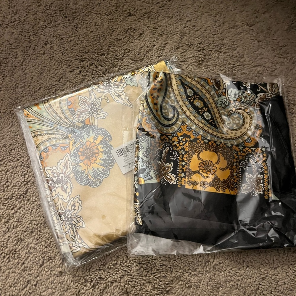 Paisley and Floral Print Fabric Set